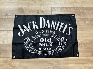 約60x90cm ジャックダニエル 特大フラッグ バナー タペストリー 旗 ガレージ装飾 ロゴ 雑貨 USAバナー Jack Daniel's Bar壁面装飾