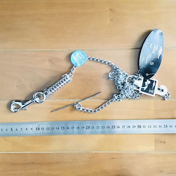 小型犬用 ショックレス マンテルチェーン S 2.0mm×1.3m ②079 体重10kgまで ドギーマン 4976555959079