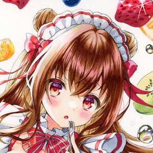 【手描きイラスト】fruits party!★A4★オリジナル★コピック★