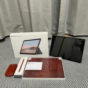 Surface Go2 純正キーボード マウス ペン セット ポピーレッド Windows11 Microsoft