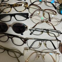 メガまとめ売り55本 サングラス 眼鏡 老眼鏡 フレーム めがね 度レンズ有/無 金属フレーム HOYA ティアドロップ ブランド _画像6