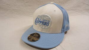 NEW ERA 旧モデル 59FIFTY NBA LOS ANGELES CLIPPERS 水色/白 7 5/8 , 60.6cm 半額以下 70%off ニューエラ おてがる配送ゆうパック 匿名配