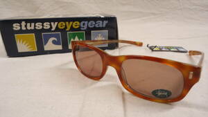 Stussy eyegear 旧モデル MICHAEL CARAMEL DEMI / BROWN ステューシー アイギア サングラス マイケル おてがる配送ゆうパック 匿名配送