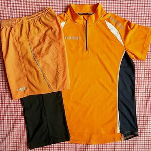 FINTA　SPORTS PRO SHOP B&Dオリジナル　ランニングギャルソン　ウエア 上下セット　サイズO