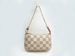 ★LOUIS VUITTON ルイヴィトン ダミエアズール ミニポシェットアクセソワール ポーチ★/H