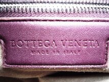 ★BOTTEGA VENETA ボッテガヴェネタ ホーボー イントレチャート ワンショルダー ハンドバッグ レザー パープル 紫 ミラー 袋付き★/H_画像6