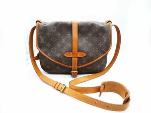 ■LOUIS VUITTON ルイヴィトン モノグラム ショルダーバッグ ソミュール 30■/A