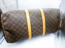 ■Louis Vuitton ルイヴィトン モノグラム キーポル 50 ボストンバッグ FL1010 カデナ付■/A_画像3