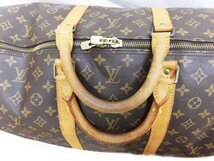 ★Louis Vuitton ルイヴィトン モノグラム キーポル バンドリエール 60 ボストンバッグ カデナ付属★/H_画像5