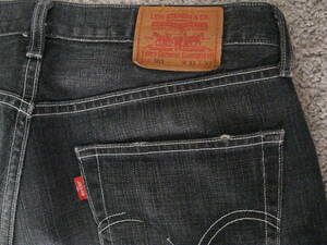 ②　 Levi'sリーバイス 503-09　W31　ブラック（ホワイトステッチ）