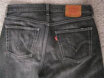 ②　 Levi'sリーバイス 503-09　W31　ブラック（ホワイトステッチ）_画像2