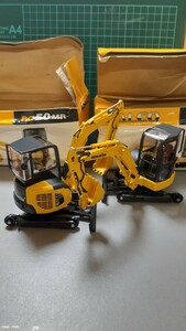 ☆ 新品未使用 訳あり品 ☆２台セット ☆ ダイヤペット ☆ ゴムキャタピラー無し ☆ KOMATSU ☆小松 油圧 シャベル ☆ GALEO ☆ PC 50MR ☆