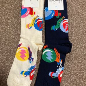 ナイガイ　ハッピーソックス　メンズ　靴下　ソックス　未使用　新品　タグ付き Happy Socks