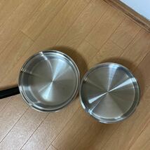 Amway Queen アムウェイ クイーン MULTI-PLY 18/8 STAINLESS STEEL 片手鍋　直径22cm_画像4