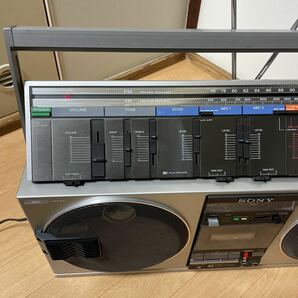 ソニー SONY 大型ラジカセ CFS-99 昭和レトロ ステレオ 電源ケーブル付き の画像2
