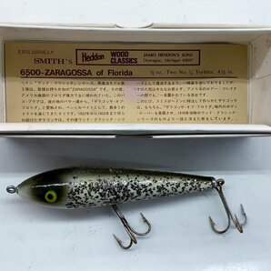 ヘドン ウッド クラッシック No 6500 ZARAGOSSA【中古Ｃランク】Heddon Wood Basser Head-On Basser 吹き目の画像1