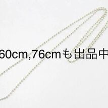 送料込み ボールチェーン 50cm シルバー925 ネックレス チャーム ペンダント トップ 20インチ 925 Sterling silver_画像5