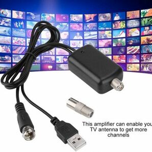 新品 TVアンテナ 信号増幅器 25dB HD 増幅器屋内 信号 ブースト USB TV USB ケーブル 45-862MHz 高精細アンテナ 信号ブースターロングの画像5