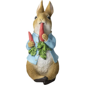 Art hand Auction 长期受到世界各地喜爱, 彼得兔吃萝卜, 塑像, 艺术品, 11.5 x 15.5 x 24.5 厘米, 忠实于图画书, 手工制品, 内部的, 杂货, 装饰品, 目的