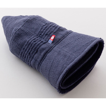 今治タオルの帽子 リバーシブル 表地コットン100％ ねずみ×紺 洗濯し易い UVカット 日本製 コンパクトに畳める オールシーズン_画像3