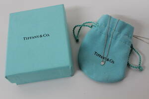ブランド TIFFANY＆Co ティファニー バイザヤード 1P ダイヤモンド SV925 ネックレス ペンダント 激安一円スタート