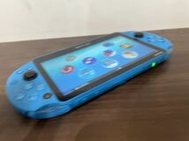 【動作品】SONY ソニー PS Vita PSVITA プレイステーション Vita ヴィータ PCH-2000 アクアブルー 現状品 #L_画像5