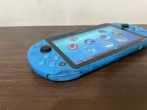 【動作品】SONY ソニー PS Vita PSVITA プレイステーション Vita ヴィータ PCH-2000 アクアブルー 現状品 #L_画像4