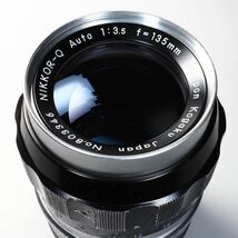 【送料無料】ニコン Nikon NIKKOR-Q Auto 135mm F3.5 _画像3