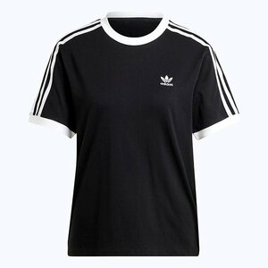 adidas アディダス オリジナルス Tシャツ ブラック(Ｓサイズ) 黒 白 3ストライプ ◆送料込み◆匿名配送