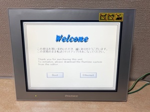 【未使用4】タッチパネル（プログラマブル表示器）　Pro-face社　PFXGP4501TAD　TFTカラーLCD　10.4型　通電確認完　取付ネジ有り