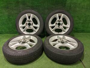 メーカー不明 汎用AW 14×5J OFF35 PCD100／110 4Hマルチ YOKOHAMA ヨコハマ BluEarth FE AE30 155/65R14 売切!!