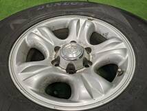 【直接引取限定】TOYOTA トヨタ 純正 AW 16x7J OFF15 PCD139.7 6H 2021年 DUNLOP ダンロップ WINTER MAXX SJ8X 265/70R16 売切!!_画像4