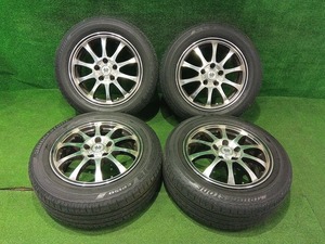 Lehrmeister レアマイスター 16x6.5J OFF48 PCD114.3 5H BRIDGESTONE ブリヂストン ECOPIa EP150 205/60R16 アクセラ等に 売切!!