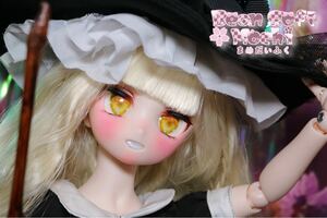 【まめふくっこ】東方Project 霧雨魔理沙 SW肌 DDH-28ソフビ盛り カスタムヘッド＋衣装＋ウイッグ＋アイセット