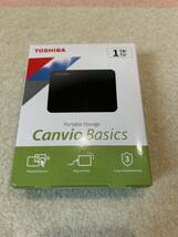 未使用　TOSHIBA Canvio Basics ポータブルHDD 1TB_画像1