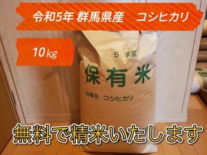 令和5年群馬県産コシヒカリ 10kg