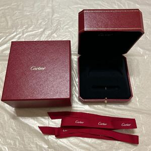 カルティエ　ラブブレスレット　空箱　ケース　ブレスレットケース　BOX 空き箱　箱　化粧箱　ラブブレス　Cartier リボン