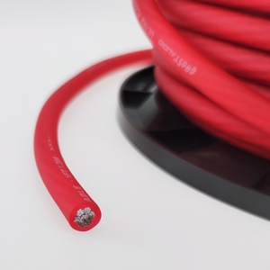 * GHOST EP4R усилитель электропроводка кабель 4 мера красный 4 метров порез продажа (1)