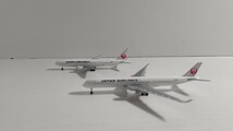 1/600 Schuco JALUX JAL Japan Airlines 日本航空 AIRBUS A350-900 / BOEING 777-200 旅客機 2個セット_画像2
