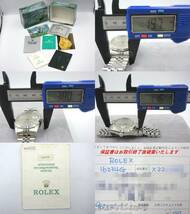 ■稼働品 ROLEX ロレックス 16234G X番 コンピューター文字盤 3135 62510H SS 自動巻き 腕時計 メンズ 10Pダイヤ 付属品有 デイトジャスト_画像10