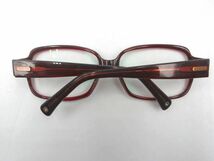 ◎COACH コーチ レディースメガネ 眼鏡 めがね メガネフレーム 度入りレンズ付き EVA S436 BURGUNDY 中古 個人保管品 現状品_画像10