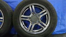 【宮城 塩釜発】中古 サマータイヤ・純正ホイールセット 4本 ジムニー JB23W XC 175/80R16 溝無し 57M0-655 ※個人宛発送不可_画像3