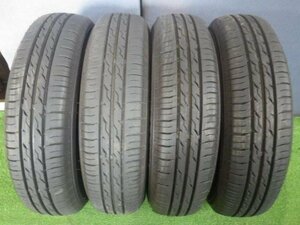 【青森発】中古 イエローハット サマー 夏 タイヤ ECOFINE 145/80R13 4本 2022年製＜個人宛て発送不可商品＞