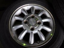 【宮城 塩釜発】中古 サマータイヤ・社外ホイールセット 4本 155/65R13 ダンロップ エナセーブ EC202 2020年製 ※個人宛発送不可_画像6