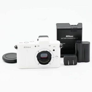 【良品】Nikon 1 V1 ボディ ホワイト #1227