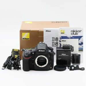 【新品級】★ショット数「3,032回」Nikon ニコン D800 ボディ #1279