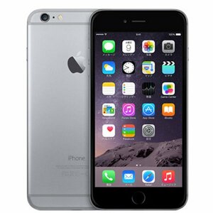 バッテリー80％以上 ドコモ docomo iPhone6 Plus 64GB スペースグレイ 中古