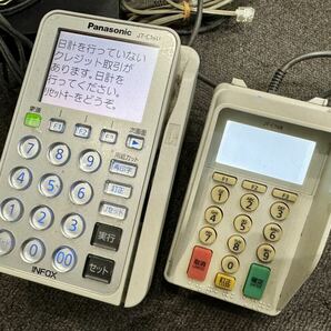 ◇Panasonic パナソニック クレジットカードリーダー 端末機 JT-C16U00000 JT-C16B 通電確認済の画像10