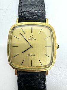 OMEGA オメガ Deville デビル ゴールド 手巻き メンズ 純正ベルト ブランド時計 腕時計 稼働品