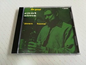 ZOOT SIMS ズート・シムズ - DOWN HOME ダウン・ホーム 国内盤 CD K2HDマスタリング 日本語解説書あり　　4-0094